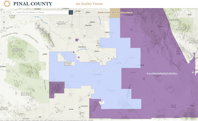 air quality map