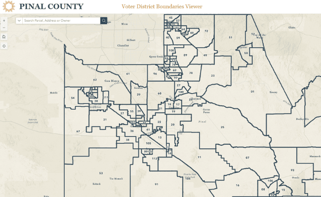 voter district boundaries